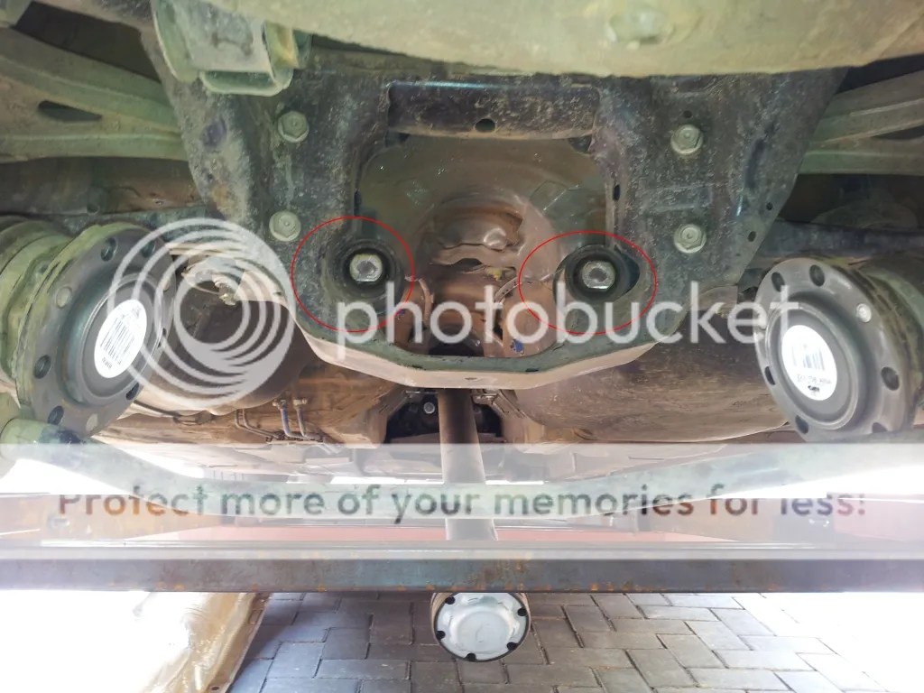 DIY guide E46 rear diff bush removal and refittal .. warning, pic